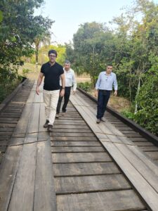 prefeito Cleverson,vice prefeito Roni Cota secr. Obras Penides